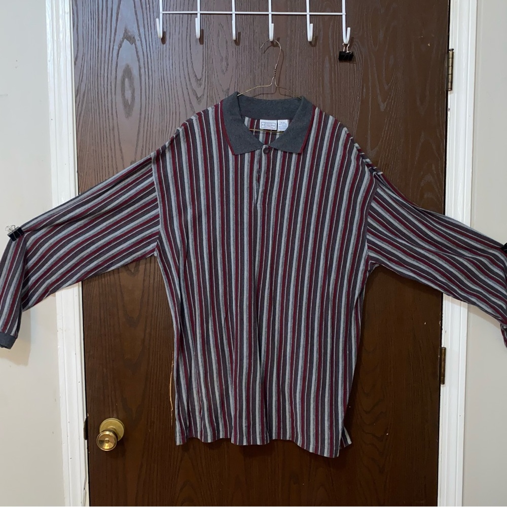 Vintage Striped Polo Shirt